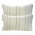 Pair of Soft Blue Aviary Lumbar Pillows For Sale