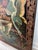 Extra Large Castilian Imports Vintage Painting on Wood With Birds and Flowers (70 X 38 X 1.1 Inches) For Sale - Image 10 of 12