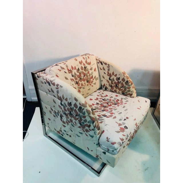 Milo Baughman Chairs With Design - a Pair For Sale In Philadelphia - Image 6 of 8