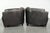 Vintage Club Chairs in Cowhide Leather, Set of 2 For Sale - Image 4 of 15