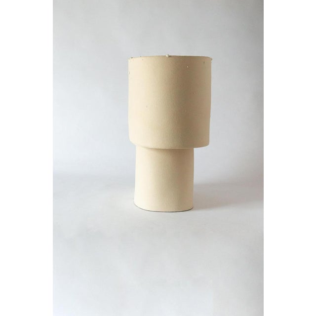 Contemporary Large Table Lamp in Stoneware with Drops Effect Glaze by Lucas Huillet For Sale - Image 3 of 18