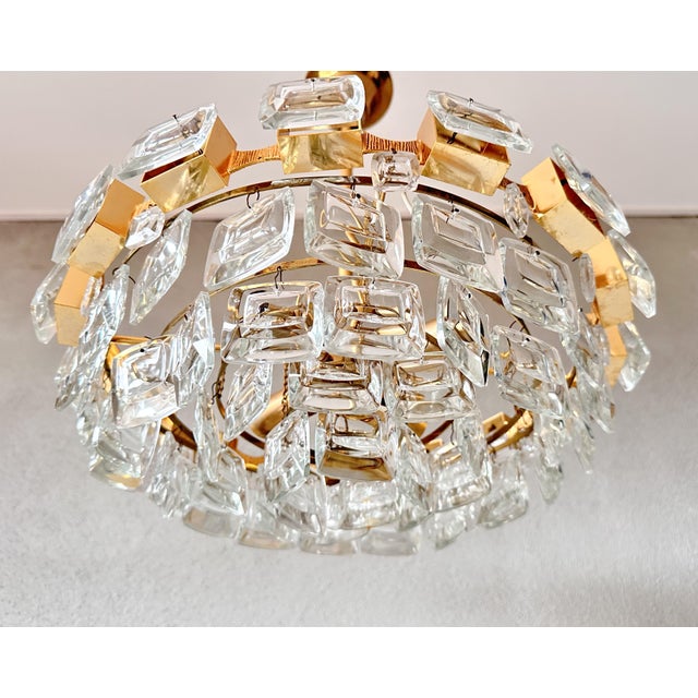 Mid-Century Modern Vintage Chandelier from Palwa, 1970s For Sale - Image 3 of 18