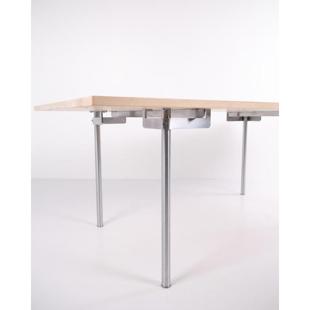 2000 - 2009 Model CH318 in Beech Dining Table with Extension Leaves by Hans J. Wegner for Tranekær Furniture, 2002 For Sale - Image 5 of 18