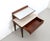 Wood Vintage Nightstand with Glass and Marble Shelves by Gio Ponti, Italy, 1950s For Sale - Image 7 of 11