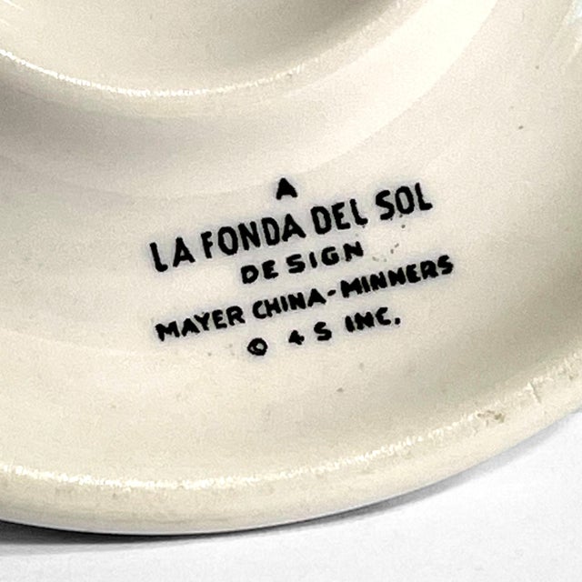Black Alexander Girard Ashtray/Match Holder From La Fonda Del Sol For Sale - Image 8 of 9