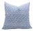 Fabdivine Decorative Block Print Cushion Cover 22x22 Inch Thick Cotton White-Tulsi Buti For Sale