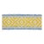 Sample - Schumacher Larson Handwoven Tape in Yellow & Blue For Sale