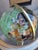 Gemstone Globe on Brass Stand With Compas in Base. For Sale In San Antonio - Image 6 of 14