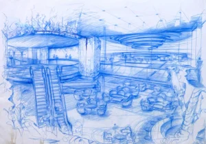 Modern Interior Architectural Print
