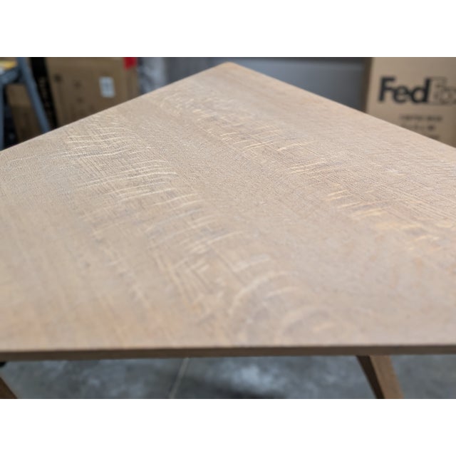 William Earle Late 20th Century Attributed to William Earle Modern Geometric Sculptural Console Table For Sale - Image 4 of 10