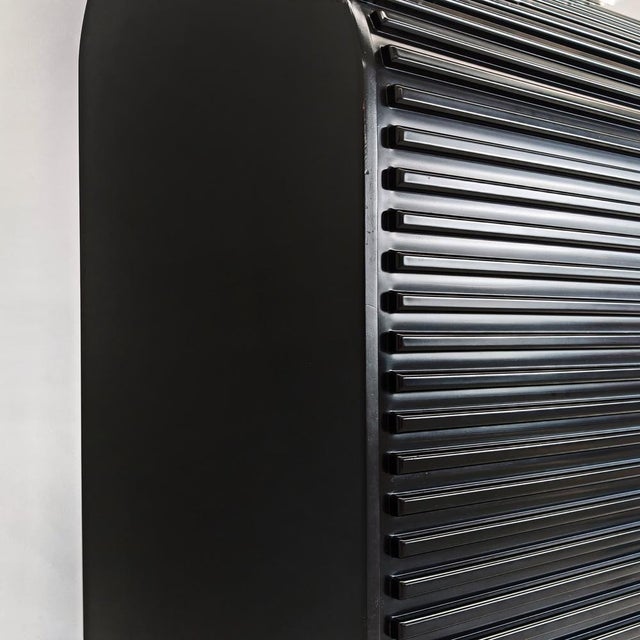 A'dammer Model Rolling Shutter Secretaire attributed to Aldo Van Den Nieuwelaar for Pastoe, 1970s For Sale - Image 14 of 18