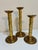 Vintage Graduated Solid Brass Spiral Candlesticks, Set of Three, 12”, 14” & 16 For Sale - Image 9 of 9