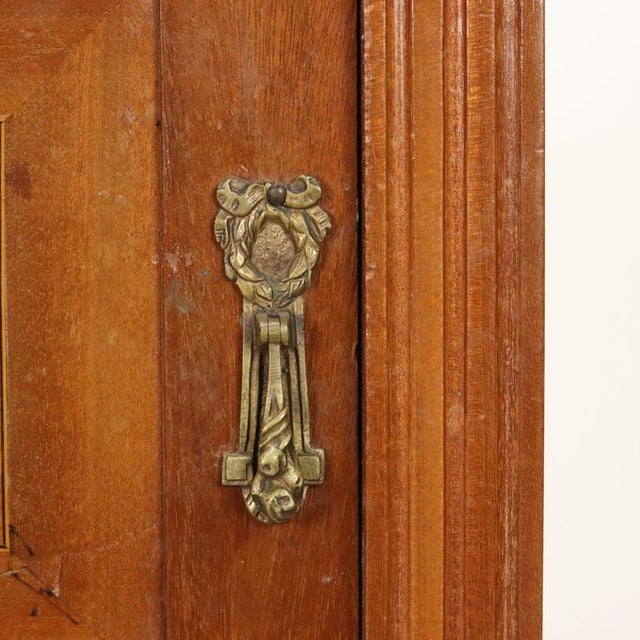 Neoclassical Style Bedside Tables in Mahogany, Set of 2 For Sale - Image 6 of 10