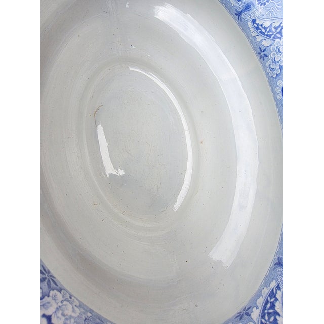 Early 19th Century Blue and White Spode Tureen With Under Plate For Sale - Image 5 of 13