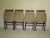 1960s Stakmore Wooden Folding Card Table Set With Four Matching Slat-Back Chairs For Sale - Image 10 of 11