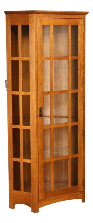 Stickley Mission Collection Oak Corner Cabinet