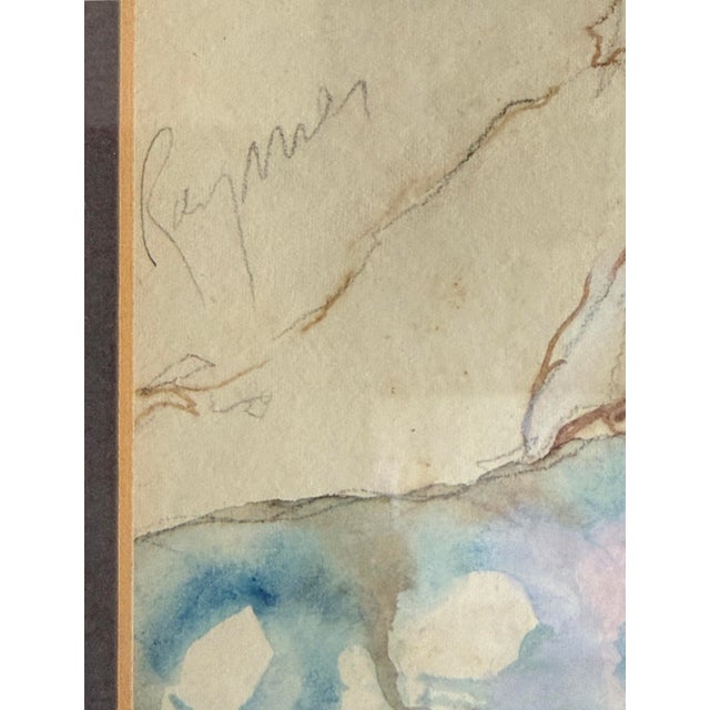 Mid-Century Modern Vintage Expressionist Painting, Signed by Artist Lester Raymer For Sale - Image 3 of 11
