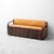 Wooden and Brown Leather Chest Bench, 1950s For Sale - Image 11 of 11