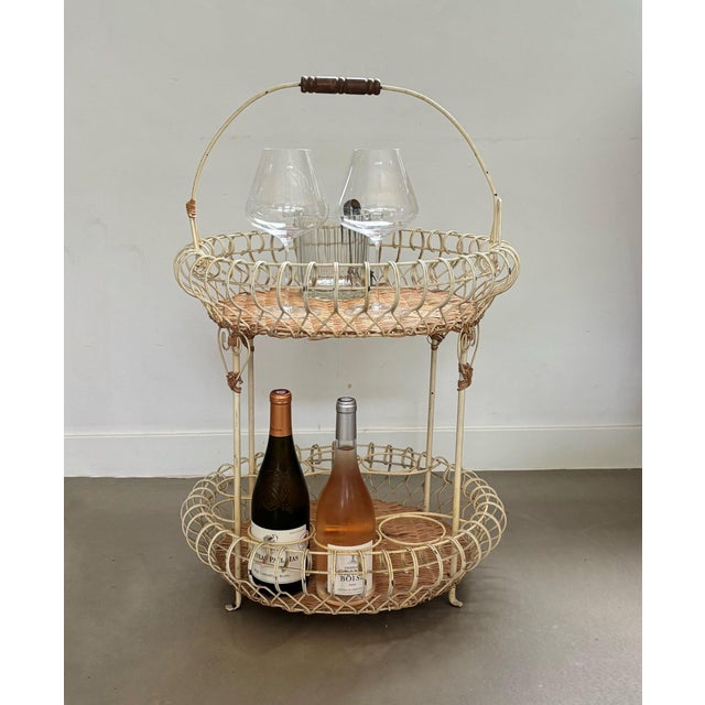 Antique French Bar Caddy, 1950s For Sale - Image 4 of 8