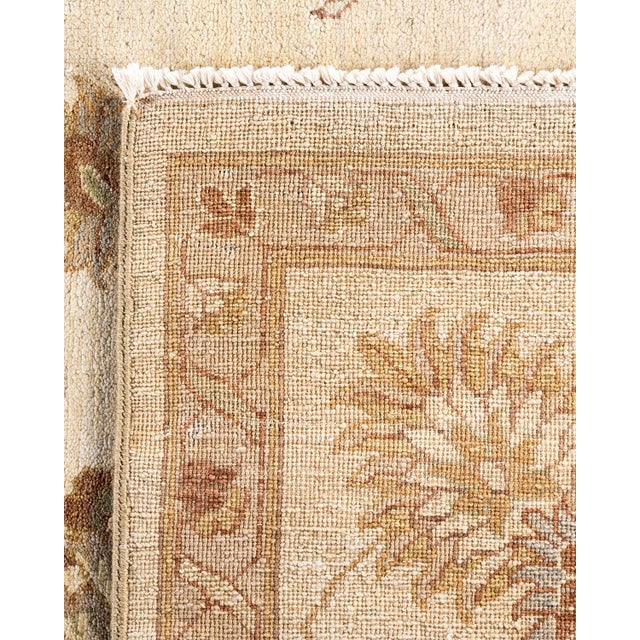 2010s Oushak, One-of-a-Kind Hand-Knotted Area Rug - Ivory, 9' 2" x 12' 1" For Sale - Image 5 of 8