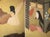 Wood "The Tale of Genji" Early Shōwa Era Japanese Painted Silk Byobu Screen, C. 1930-1950s For Sale - Image 7 of 18