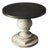Pompei 36 in. W Round Metal and Wood Pedestal Foyer Table, Artifacts For Sale