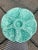 1940s French Gien Turquoise Majolica Oyster Plate For Sale - Image 13 of 13