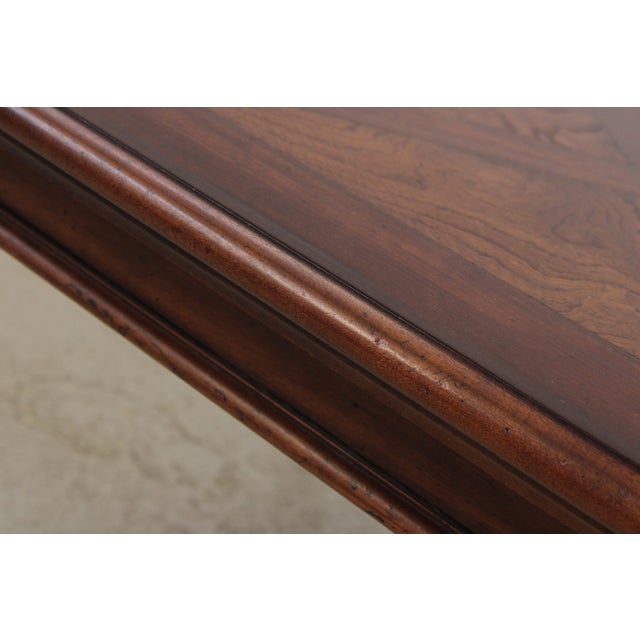 Wood Henredon Country French Style Dining Room Table For Sale - Image 7 of 16