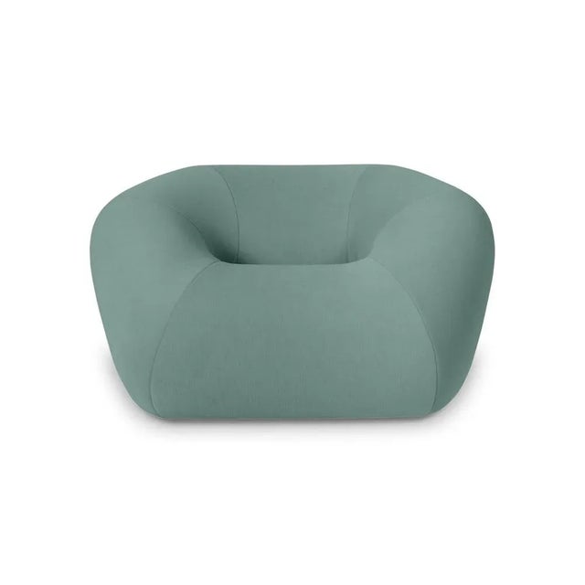 Origami armchair by royal stranger dimensions: d 95,5 x w 110 x h 72 cm. Sh: 47 cm. Materials: fabric and wood. Weight:...