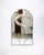 A vintage 1973 stained glass wall mounted mirror. This vintage mirror features a large rounded rectangular shape with a...