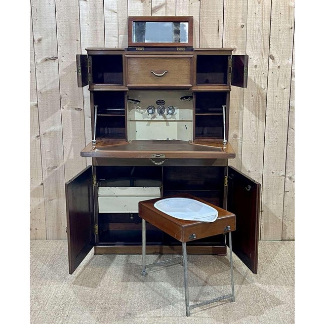 Vintage Mahogany Boat Cabinet, 1930s For Sale - Image 16 of 18