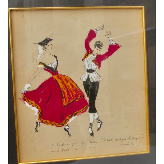 1957 Dancers Costumes Tarantella For Sale - Image 4 of 9