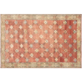 1960s Turkish Oushak Rug For Sale
