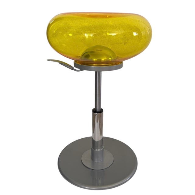 Mambo Bubble Stool by Archirivolto Design for Delight 2003, Italy Yellow Lucite For Sale - Image 4 of 10