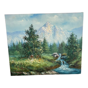 1960’s Landscape Oil Painting. Signed