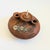 Contemporary Triple Neck Studio Pottery Oil Lamp Vase by Carma, 1984 For Sale - Image 3 of 12