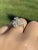 The Crimson Ridge: Ladies Antique 14K White Gold Diamond Princess Ring. Feel like royalty in this original antique...