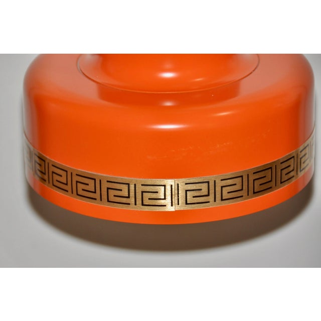 Vintage Pendant Lamp in Orange from Vitrika For Sale - Image 6 of 10