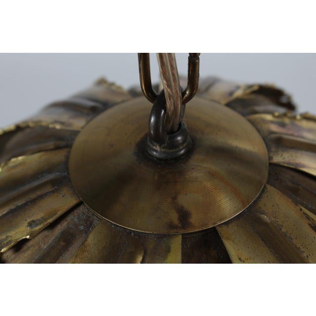Poppy Pendants in Brass by Svend Aage Holm Sørensen for Holm Sørensen & Co, Denmark, 1960s, Set of 2 For Sale - Image 6 of 11