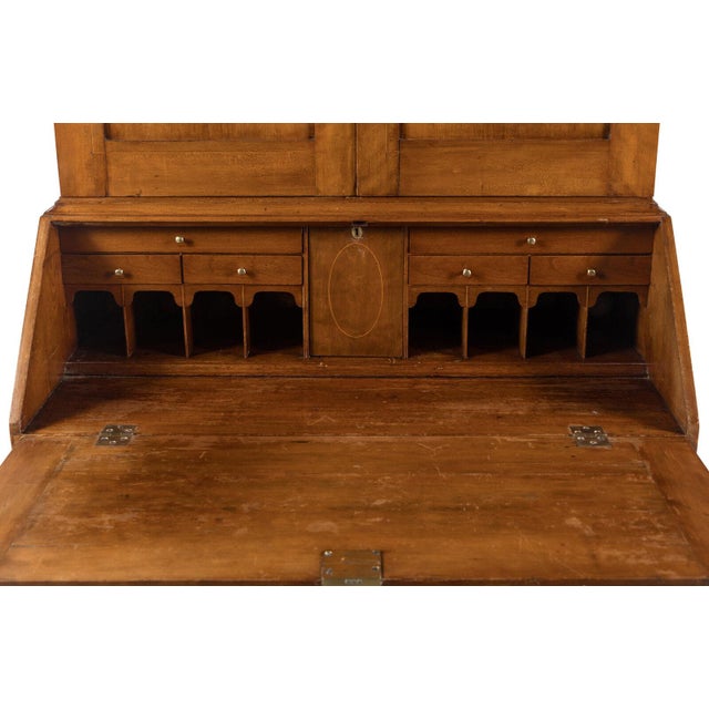 Traditional Federal Period Bureau Cabinet / Desk, Cherrywood, Circa 1790 For Sale - Image 3 of 4