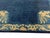 Chinese Wonderful Blue Color With Intricate Scrolling Vine Motifs Design Antique Chinese Peking Rug For Sale - Image 3 of 5