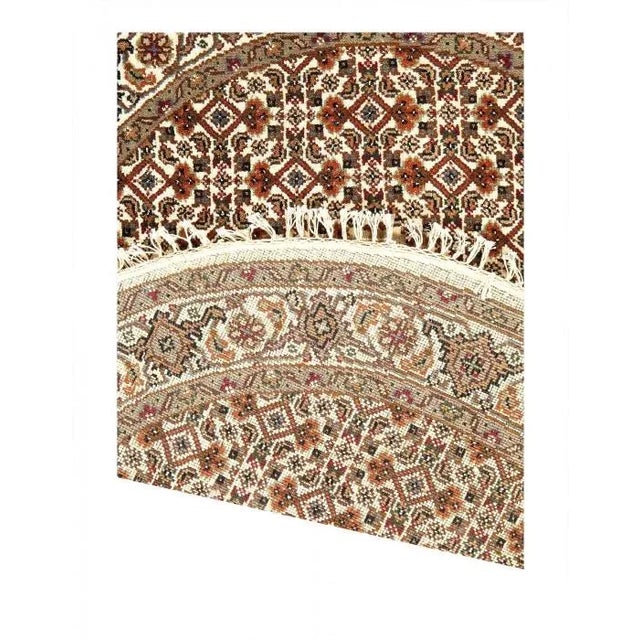 Traditional 2020s Pasargad Tabriz Mahi Design Silk & Wool Rug For Sale - Image 3 of 4