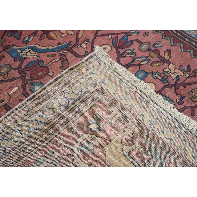 Antique Malayer Rug 5'4'' x 6'4''.