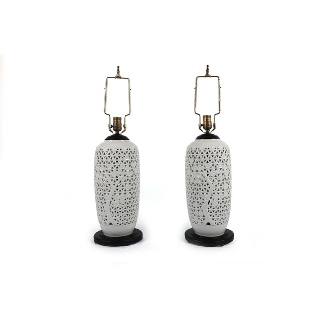 The shades and light bulbs are for photography purposes only, and are not included. CONDITION Lamps are in great working...