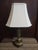 Vintage Green Onyx Marble Urn Trophy Brass Table Lamp Art Deco Nouveau Heavy For Sale - Image 9 of 11