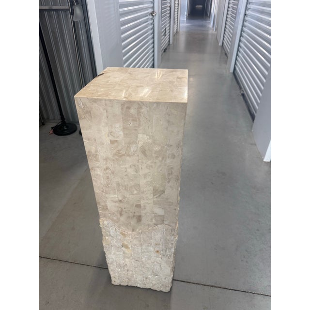 Stone Tessellated Stone Pedestal For Sale - Image 7 of 7