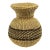Early 20th Century Zulu Miniature Herb Basket with Lid South Africa MATTER COLLECTION For Sale