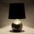 Vintage 1970s table lamp, designed by Aldo Londi and made by Bitossi. The lamp is made of silver-glazed pottery. Given...