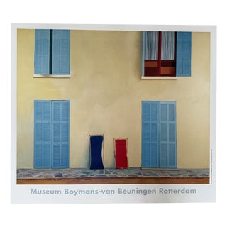 David Hockney, Two Deckchairs, Calvi, 1972, Print For Sale