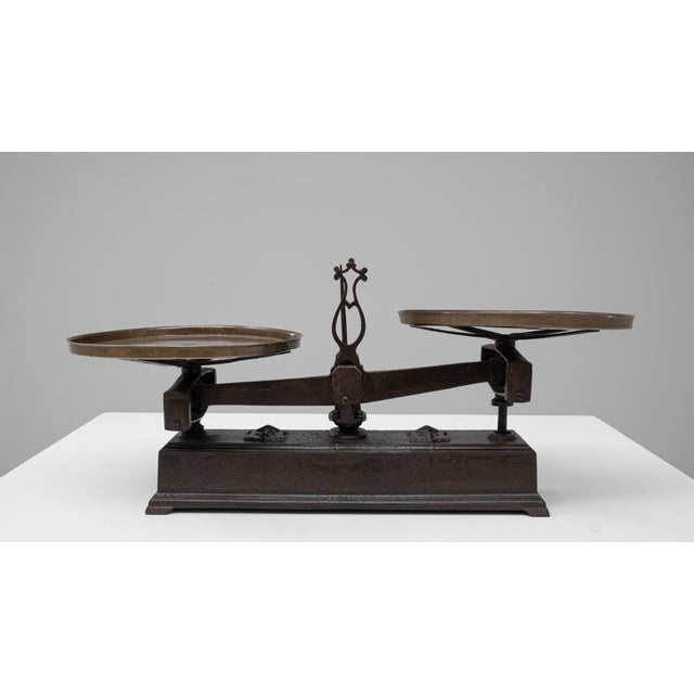 19th Century French Iron & Brass Scale For Sale - Image 14 of 18